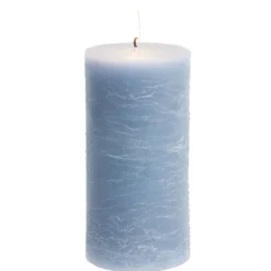 Bougie pilier bleue 50H