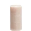 Bougie pilier marron 50H