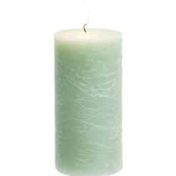 Bougie pilier verte 50H