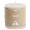 Bougie pillar marron 25H