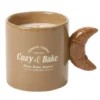 Bougie pot forme mug anse viennoiserie Ø9xH5cm (4 modèles)
