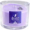 Bougie roche améthyste sérénité violet 35H