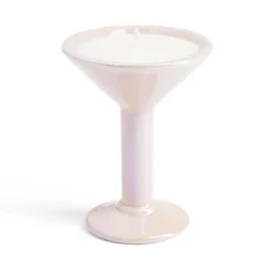 Bougie verre à martini céramique et verre 2H - 2 modèles