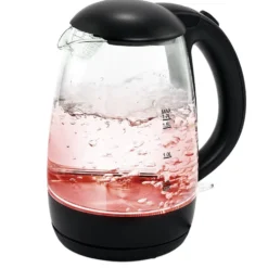 Bouilloire LED sans fil couleurs variables Homday en verre 1,7L