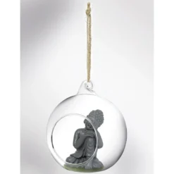 Boule décorative à suspendre Ø10xH9cm