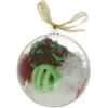 Boule surprise de Noël pour chat