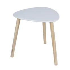Bout de canapé Joseph marron Ø40xH39,5 cm