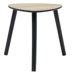 Bout de canapé Joseph marron Ø40xH39,5 cm
