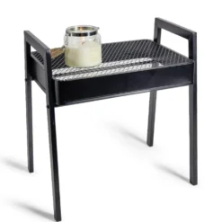 Bout de canapé Staky 44x32x47cm acier noir