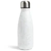 Bouteille isotherme blanc motif feuillage 350ml