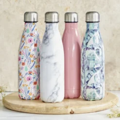 Bouteille isotherme inox blanc 500ml