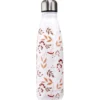 Bouteille isotherme inox motif fleur rose 500 ml