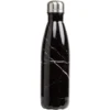 Bouteille isotherme inox noir effet marbre 500 ml
