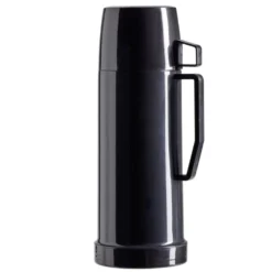 Bouteille isotherme 415ml avec tasse plastique noir