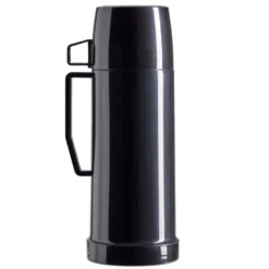 Bouteille isotherme 415ml avec tasse plastique noir