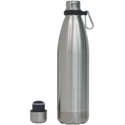 Bouteille isotherme 750ml inox double paroi et compartiment secret