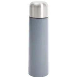 Bouteille isotherme thermos inox 500ml avec tasse intégrée gris foncé Ø7xH24cm