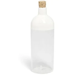 Bouteille récipient 900ml plastique transparent