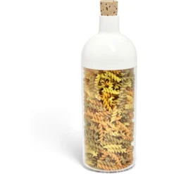 Bouteille récipient 900ml plastique transparent