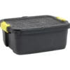 Box de rangement brico noir 24L