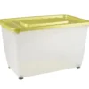 Box de rangement plastique à roulettes 46L (plusieurs modèles)