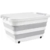 Box de rangement pliable 30L à roulettes 52x39xH29cm
