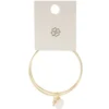 Bracelet jonc x4 avec pampilles métal doré