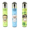 Briquet Clipper collection x3 réutilisable motif singe