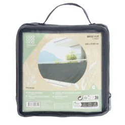 Brise-vue polyester gris L300x100cm
