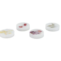 Brûleur de parfum céramique bubble avec 4 galets de cire senteur vanille