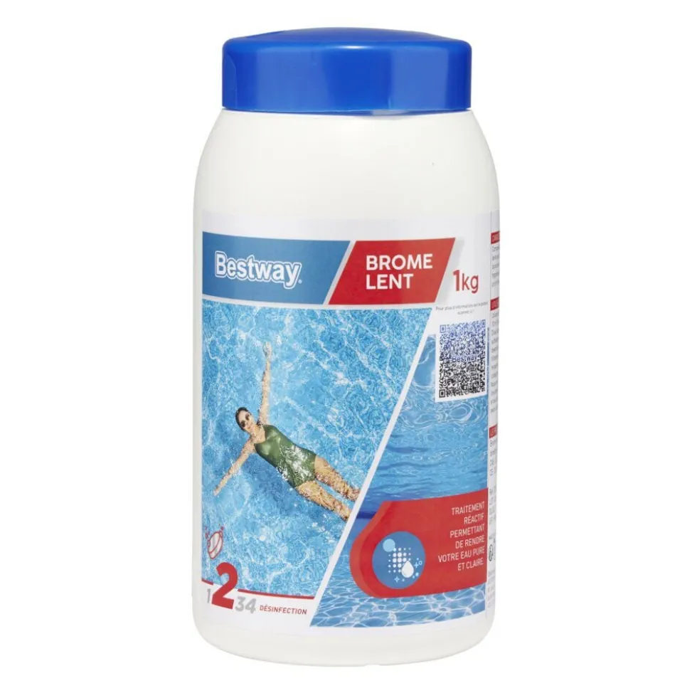 Brome piscine 1kg pastille 20gr