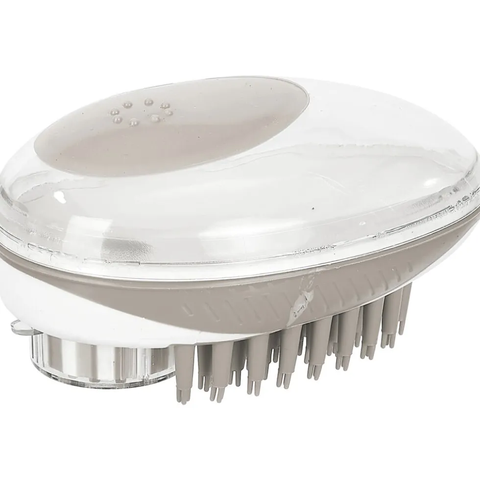 Brosse animal avec réservoir shampooing
