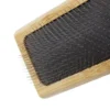 Brosse animal démélante bambou et inox