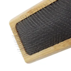 Brosse animal démélante bambou et inox