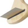 Brosse animal fine bambou et inox