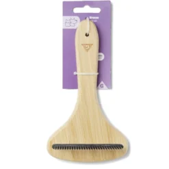 Brosse animal fine bambou et inox