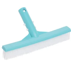 Brosse de piscine en plastique bleu 25x5xH15cm