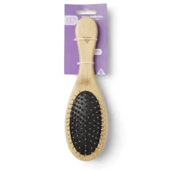 Brosse double face animaux manche bambou