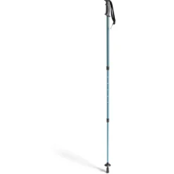 Bâton de marche ajustable aluminium bleu