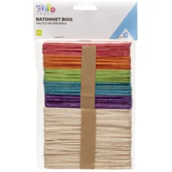 Bâtonnets en bois x80