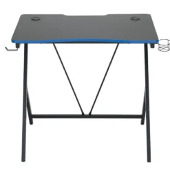 Bureau gaming pro max métal noir 80x50xH75cm