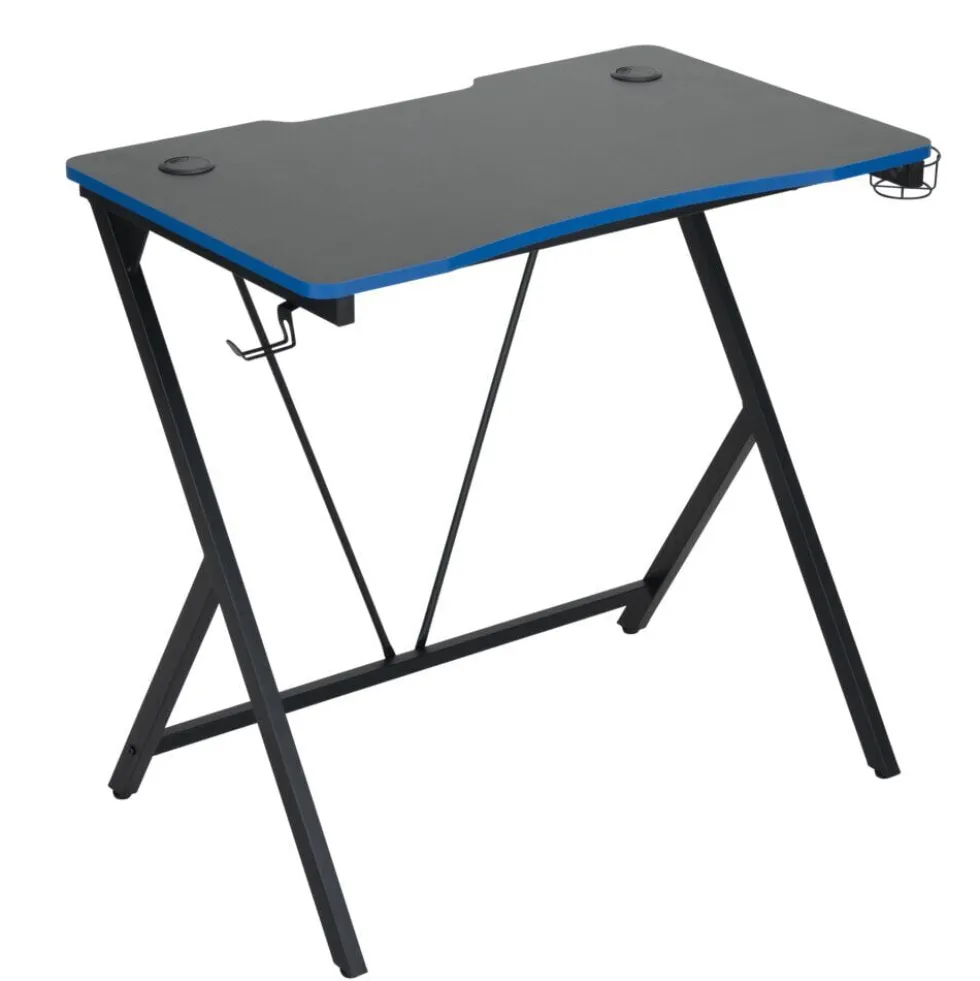 Bureau gaming pro max métal noir 80x50xH75cm