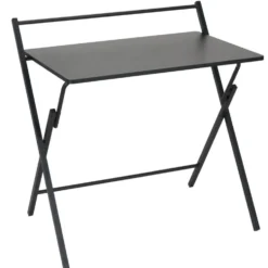 Bureau pliable en bois Pop noir 83x54xH84,5cm