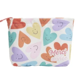 Cadeau merci pour cette année trousse à cosmétiques 15x20cm (3 modèles)