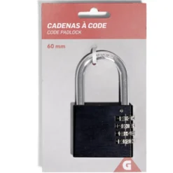 Cadenas à code 60mm fer