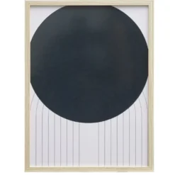 Cadre décoratif en bois MDF et papier 30x40cm (2 modèles)