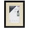 Cadre Palma bois noir 16,8x1,8x21,8cm pour photo 10x15cm