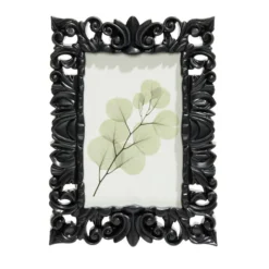 Cadre photo baroque plastique 15x20,6cm pour photo 10x15cm (2 modèles)
