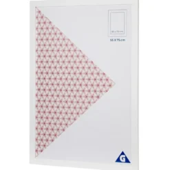 Cadre photo blanc 55x75cm pour photo 50x70cm