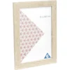 Cadre photo bois blanchi 26x34cm pour photo 21x29,7cm
